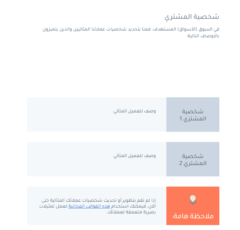 Marketing Plan Sales Page